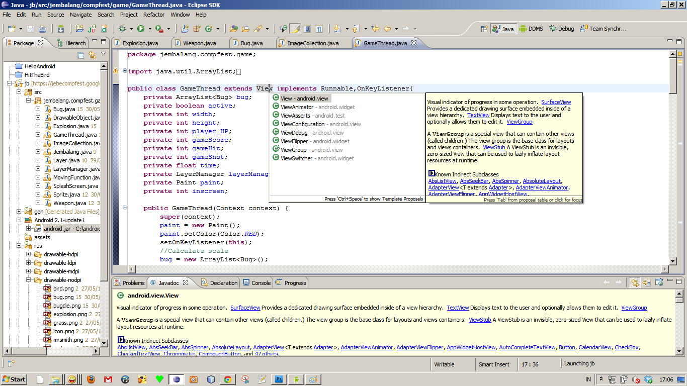 Java views. Javadoc Eclipse. Баг в джаве. Просмотрщик потоков джава. Hierarchy viewer Android Studio.